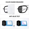 Sonnenbrille CAPONI Herrenbrille Pochromic Grey Anti Blue Light Computerbrille unterstützt verschreibungspflichtige Brillen mit klaren Gläsern BSF6618 230615