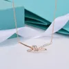 925 zilveren klassieke mode hanger kettingen ontwerper tiffass en co voor vrouwen claviculaire ketting elegante ketting zeer kwaliteit sieraden meisjes verjaardagscadeau