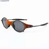 Zinc alloy leather polarized sunglasses for men and women outdoor sports cycling driving sunglasses Mars