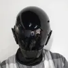 Party Masks personnalisé Black Cyberpunk Mask Cosplay Mechanical Gear Gear Cyberpunk HELMET MÉCANIQUE 230615