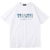 Men's t-shirts trapstar t shirt designer shirts print letter luxury black and white grey rainbow color summer sports fashion cotton cord top short Tidal flow design