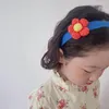 Hair Accessories South Korea's Sweet Fabric Flower Children's Headhoop Baby Cute Three-dimensional Headband Head Buckle Girl