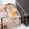 Oven Mitts Leopard Print Mitt Glove Pad Zebra Stripes Microwave Baking Anti Insulation Mat Cow Stria Kitchen Accessories Decor 230616