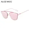 ALOZ MICC Fashion Women Metal Sunglasses Vintage Brand Designer Unique Alloy Sunmmer Sunglasses UV400 Glasses A0266247328219B