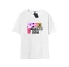 2023 Summer Make and Women's Fashion and Leisure Brand Temperament Joker Soft Cartoon Letter Printed T-shirt Rozmiar XS-4XL#999