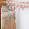 Nieuwe jas broek hanger verstelbare hanger kast organisator droogrek voor broek rok broek multifunctionele broek opbergrek