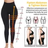 Leg Shaper Shapewear Anti Cellulite Compression Kvinnor Leggings Leg Slimming Body Shaper High midje mage Kontrolltronder Lår Slimmer 230615