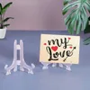 Ny 1st Portable EASEL PLATE HOLDERS DISPLAY STANDER STANDER Bildram Fotoverktyg Display Dish Home Decor Storage Rack