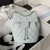 5A Women Women Backpack Borsa di design di lusso Top Top Litchi Cowhide Black White Offale Bagno Big Space Outdoor Travel Party Borse con scatola con scatola