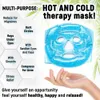 Ansiktsvårdsenheter Ice Gel Eye Face Mask Cold Therapy Sleep Mask för migrän Huvudvärk Sinus smärta Puffy Eyes Dark Circles Skin Care Tool 230615