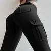 Pantalons pour femmes Poche d'équitation pour femmes Leggings d'entraînement Fitness militaire Courir Taille haute Pantalon Élastique Culotte équestre Équipements