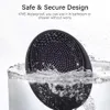 Temizlik Araçları Aksesuarlar Mini Boyutu Elektrikli Sonic Temizleme Fırçası Su Geçirmez Silikon Silikon Yüz İnce Gözenek Derin Temizleme Cilt Bakımı Masajı 230615