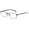 Solglasögonramar Katkani Fashion Business Eyeglasses Square Metal Ultra Light Retro Optiska recept Glasögon Full Ram för män P9211 230615