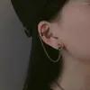 Backs Oorbellen 1 Stuk Roestvrij Staal Oor Clip Voor Mannen Vrouwen Punk Zilver Kleur Non Piercing Nep Sieraden Geschenken