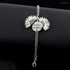 Urok bransolety słodkie stokrotki kwiat osobowość minimalistyczne kwiaty perły bransoletka dla kobiet partyjne oświadczenie biżuterii