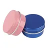 Colorful Aluminum Case Round Lip Balm Tin Storage Jar Containers with Screw Cap for Lip Balm, Cosmetic, Candles or Tea 9 Colors Kmxeo