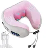 Massager Neck Pillowws Masseur électrique pour le cou avec chaleur Perle de pétrissage en profondeur 3D pour le soulagement de la douleur au cou et à l'épaule Masseur d'oreiller de cou sans fil rechargeable 230615