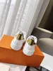 Дизайнерские туфли с двойными коньками Luis Fashion Sneake Luxury Sports Rrote Shoes Men Women Tharetonity Trainers Low Randekers v061