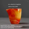 Muggar 240 ml Creative Fair Cup Ceramic Jade Porcelain Tea Mug Handmade Teaware Chinese Set Accessories Agate Cha Hai