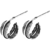 Brincos de prata esterlina 925 design vintage penas bonitos para mulheres 2023 joias elegantes Boucle D'oreille Pendientes