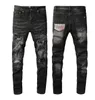 Marken Designer Herren Jeans CH Sanskrit Washed Into Old Straight Jean Hearts Splash-Ink Loose