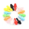 Bouchons d'oreille en silicone Nageurs Bouchons d'oreille souples et flexibles pour voyager dormir réduire le bruit Bouchon d'oreille 8 couleurs DHL