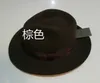 Szerokie brzegowe czapki wełna wełna fedora hat unisex poczuć fedoras dla dorosłych moda trilby na nakrycia głowy czapkę b 8130 230615