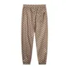 Mens Mulheres Designer Jacquard Calças Primavera Verão Homens Pant Letra Dupla Letras Casuais Calças Amarelo