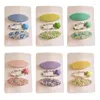 Haaraccessoires Kids Pin Floral Fabric Side Clips Koreaanse stijl peuter sieraden