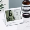 Nuovo mini orologio elettronico di sveglia digitale LCD con snooze a temperatura snooze orologio da desktop per decori da letto camera da letto