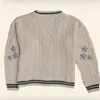 Women's Knits Tees Tay Cardigan with Stars Embroidered lor Button Up y Cable Knitted Sweater Thick and Warm Swif t Folklore 230615