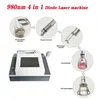 MEILLEUR 30W 4 en 1 980nm Diode Laser Vessel Removal Machine To Spider Veins 980 Soins du visage Traiter l'onychomycose Aucune période de récupération postopératoire Machine