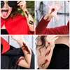 Temporary Tattoos 1 Sheet Halloween Tattoo Stickers for Women Body Make Up Art Terror Realistic Stitched Injuries Wounds Stage 230616