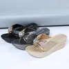 Slippers Uflame Schoenen Voor Vrouwen Sleehak Dikke Sandalen Outdoor Strand Vrouwelijke Ncrease Casual Zomer 2023