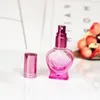 wholesale Colorful 10ml Refillable Perfume Glass Spray Bottle Empty Fragrance Packaging Bottle Cute Heart Shaped Bottle Jhcav