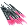 2020 NOUVEAU Noir Jetable Cils Brosse Mascara Baguettes Applicateur Maquillage Cosmétique Outil 4 couleurs