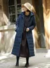 Trench da donna Donna Retro Parka con cappuccio Cappotto imbottito da donna Capispalla Donna 2023 Cappotto invernale lungo soprabito vintage