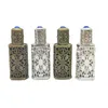 50 st 3 ml bronsstil arabiska parfymflaskor arabglasflaskbehållare med hantverksdekoration sbtrf