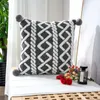 CushionDecorative Pillow Nordic Decorative Home Case With Pompom Ball Fluffy Soft Throw Cover For Sofa Bedroom White 45x45 Pillows cojines 230615