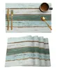 Tableau de nappe de grange de ferme vintage GRAIN-GRADIENT GRADIENT ROND POURCE COPIE CUILLE COUVERTURE DIGNIR DÉCOR DE FOLLES