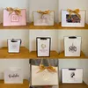 Carta da imballaggio 10 pezzi Sacchetto di carta regalo personalizzato per piccole imprese Bomboniere Regali di San Valentino Borsa Pacchetto di personalizzazione Borse 230615