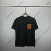 23SS designer Heren Tees Polo T-shirt luxe zomer pocket pu t-shirts mannen brief Print korte mouw katoenen t-shirt vrouwen zwart wit Casual tops tee XXXL