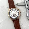 Najwyższej jakości Patkity Designer Swiss Mechanical Watch Męs Automatyczne na rękę Business Wristsury Luksus Chronograph Sapphire Tample