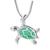 Leuke Opaal Zeeschildpad Ketting Verjaardagscadeaus Gezondheid en Levensduur Schildpad Pandora Bedels Hanger Hawaiiaanse Kettingen