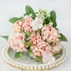 Dried Flowers bunch of artificial flowers high quality luxury bouquet wedding decoration home table sky blue flower