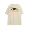 Rhude Herr T-shirts Summer Spring Fashion Streetwear Swallow Print T Shirts Men Women Cotton Apricot Black White Tee 651