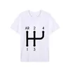 Camisetas masculinas 2023 engraçadas Harajuku camiseta para homens 2CV padrão de mudança de marchas camiseta de verão manga curta camisa gráfica Y2k roupas streetwear