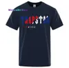 T-shirt da uomo Trapstar London IT's SECRET Marca Uomo Moda Casual Manica corta Allentato Top oversize O-Collo Maglietta traspirante in cotone Design del flusso di marea 667ess