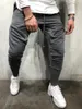 Men's Jeans Men's Casual Pants Fashion Sports Zipper Pocket Jogging Trousers European And American Feet