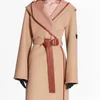 Hiver Femmes Trench-Coat Parkas Chaud Long Veste Manteau Court avec Lettres Mode Coupe-Vent Classique Laine Vestes Slim Outwear Taille S-L Multi Style